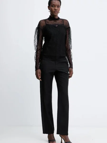 Блузка Twinset однотонна чорний