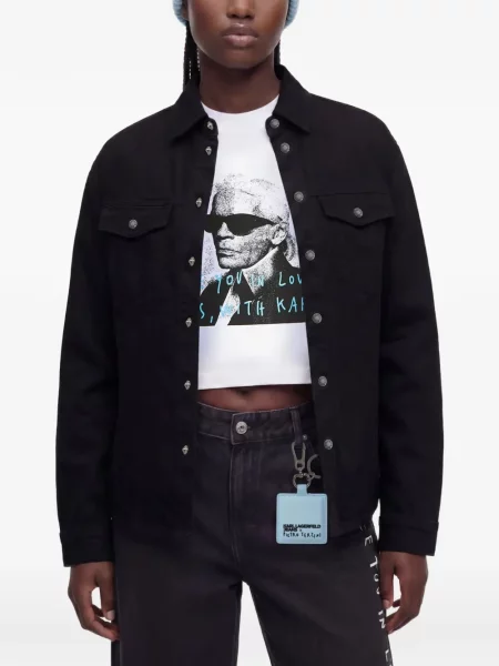 Top Karl Lagerfeld Jeans negru