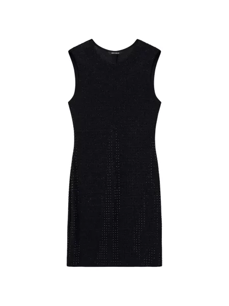 Rochie mini Armani Exchange fără mâneci negru