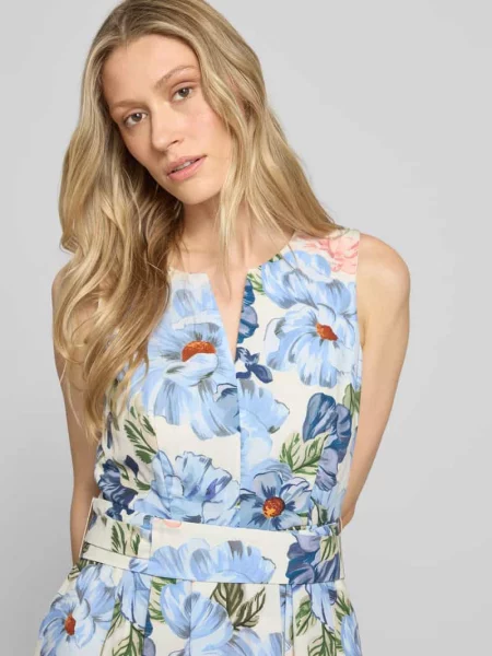 Oui Sukienka blau niebieska