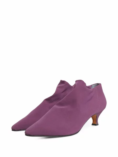 Botine Dolce & Gabbana din piele de căprioară violet