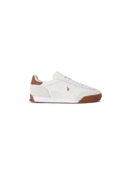Sneakersy Polo Ralph Lauren skórzane białe