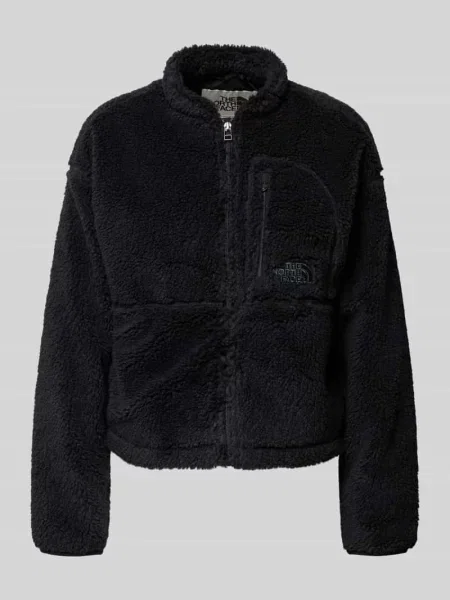 Bluza rozpinana The North Face z logo w miejskim stylu czarna