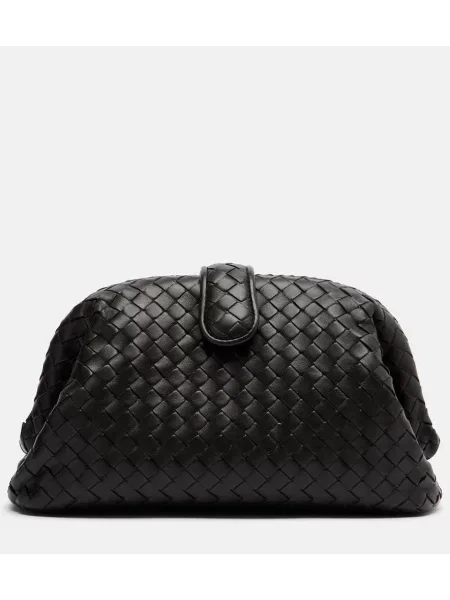 Geantă plic Bottega Veneta din piele maro