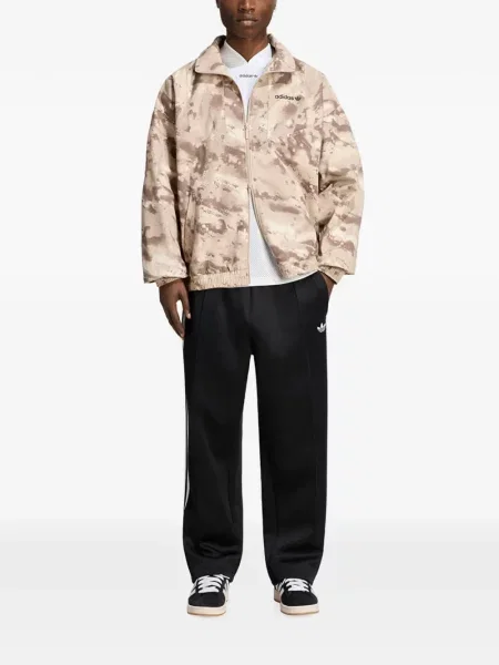 Tricou Adidas cu model camuflaj alergare din dantelă negru
