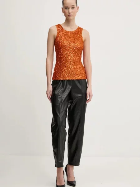 Топ Never Fully Dressed Rust Sequin помаранчевий