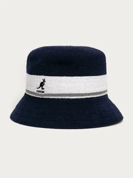 Csíkos bermuda Kangol kék