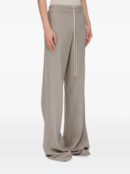 Pantaloni Rick Owens cu cordon gri