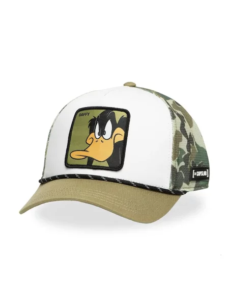 Шапка с козирка Capslab x Looney Tunes с десен зелено