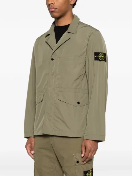 Geacă Stone Island cu strasuri verde