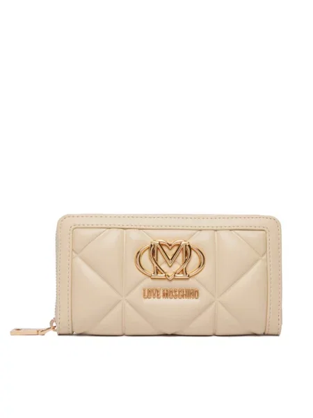 LOVE MOSCHINO Πορτοφόλι μπεζ