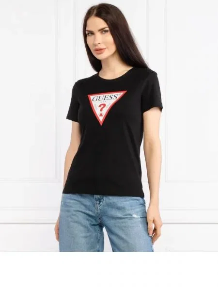 GUESS Póló ORIGINAL fekete