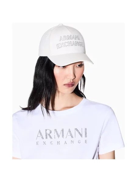 Armani Exchange tricou din alb