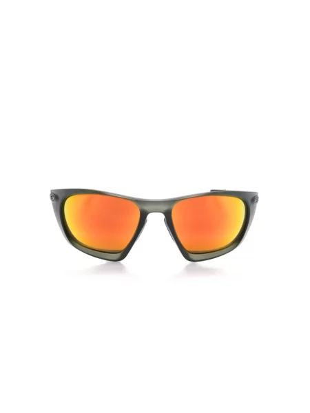 Okulary Oakley Lateralis Matte Olive Ink z soczewkami Prizm Ruby zielone