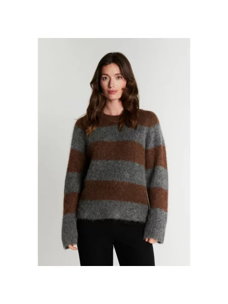Dzianinowy sweter Rue De Femme szary