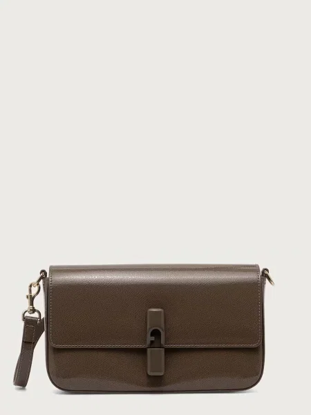 Furla geantă crossbody pentru femei din piele Iride S maro