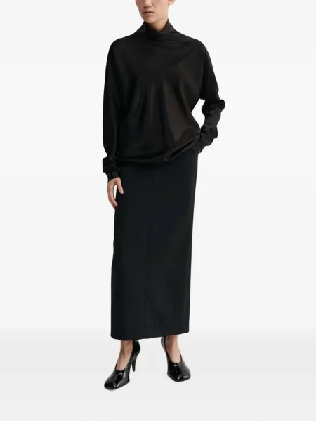 Bluză Almada Label din satin negru