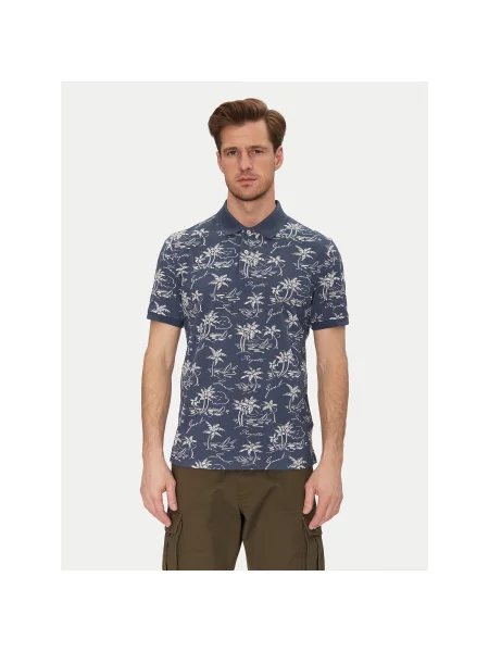 Gant Polo Σκούρο Regular Fit μπλε
