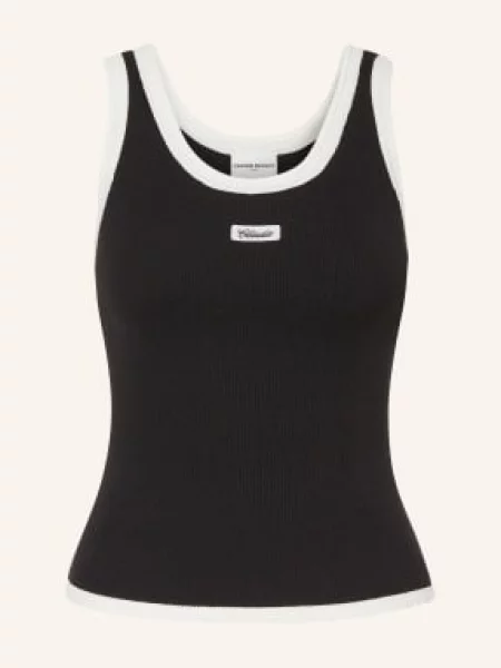 Dzianinowy top Claudie Pierlot czarny