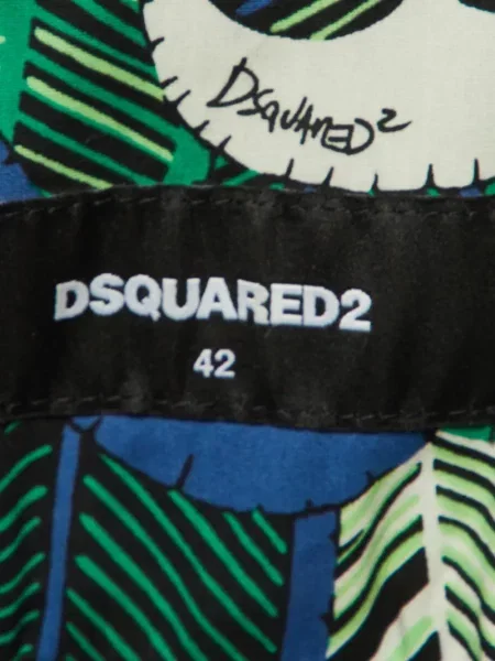 Decupat geacă de blugi Dsquared2 albastru