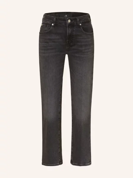7 For All Mankind Proste Dżinsy Calie schwarz