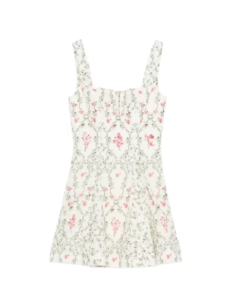 Rochie mini Agua By Agua Bendita cu model floral cu imagine