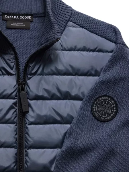 Geacă Canada Goose de lână albastru
