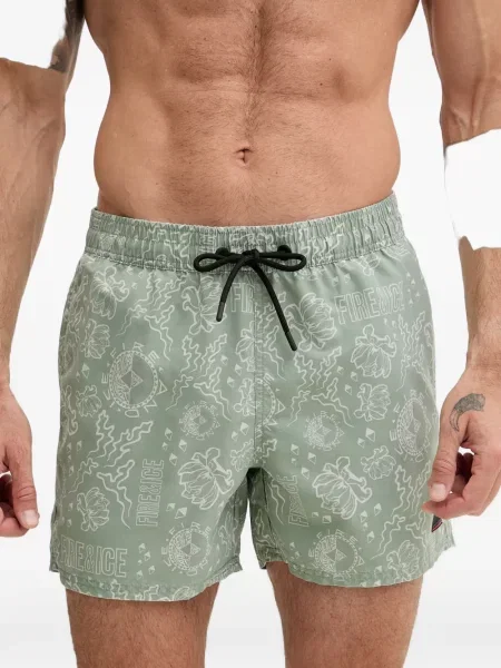 Slip de baie Bogner Fire+ice cu imagine cu cordon verde