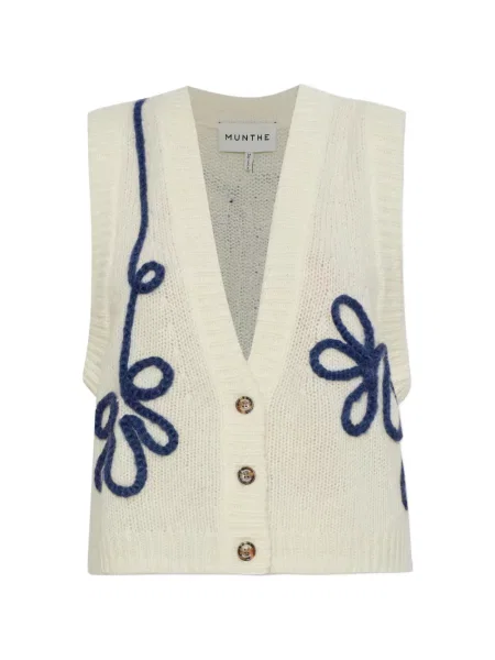 Cardigan Munthe de lână fără mâneci