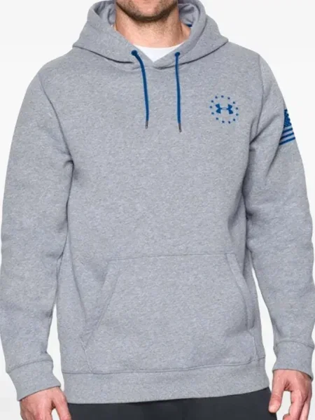 Hanorac cu glugă Under Armour gri