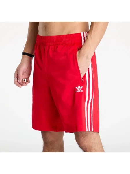 Къс панталон adidas Originals червено бяло