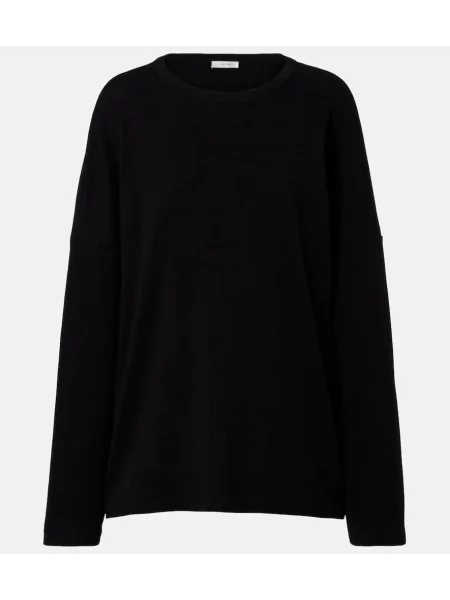Tricou The Row din jerseu negru
