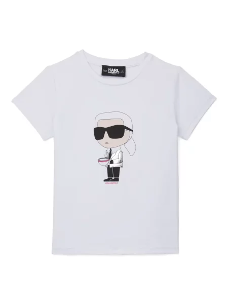 Koszulka dziecięca Karl Lagerfeld biała