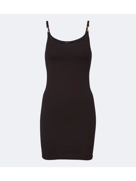 Rochie Gucci din jerseu maro