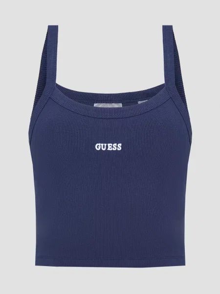 Топ GUESS темно-синій синій
