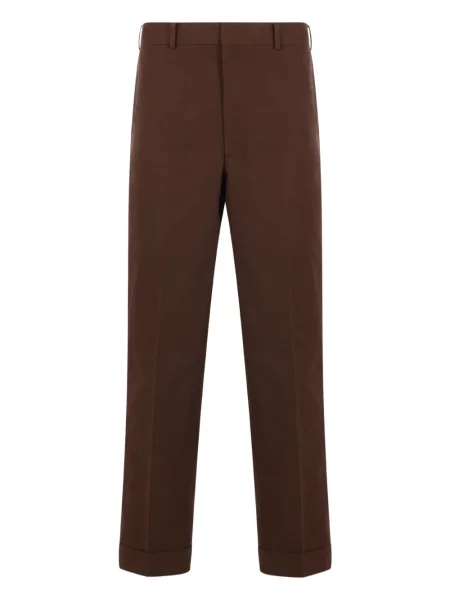 Kalhoty J.press s přezkou hnědé