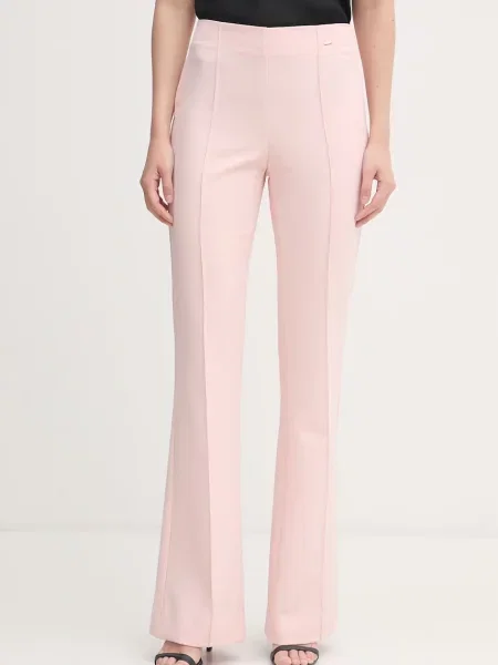 Gaudi pantaloni de costum femei roz
