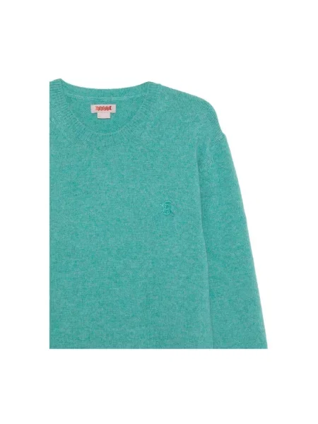 Sweter Baracuta wełniany zielony