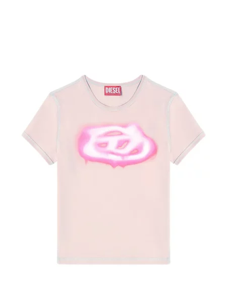 Tricou Diesel lung roz