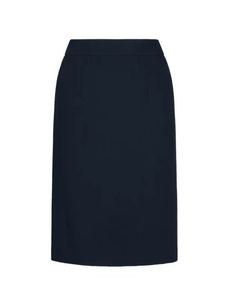 Teacă fustă tip creion Oscar De La Renta de lână albastru