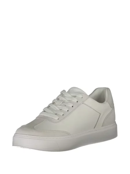 Sneakerși Calvin Klein din piele alb
