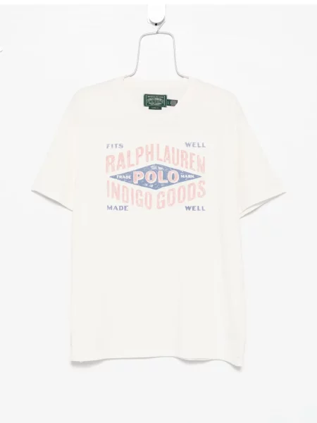 Grafic polo Polo Ralph Lauren alb