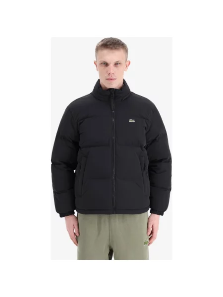 Kurtka Lacoste Water-Repellent Down S czarny