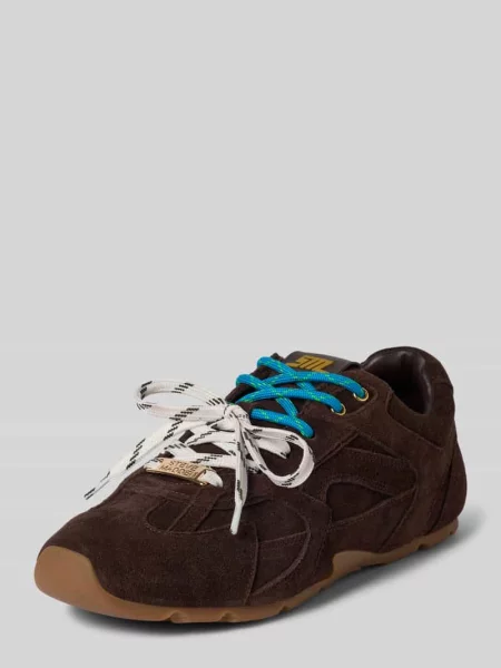Sneakersy z naturalnej skóry z detal z logo model „Asiel” Steve Madden