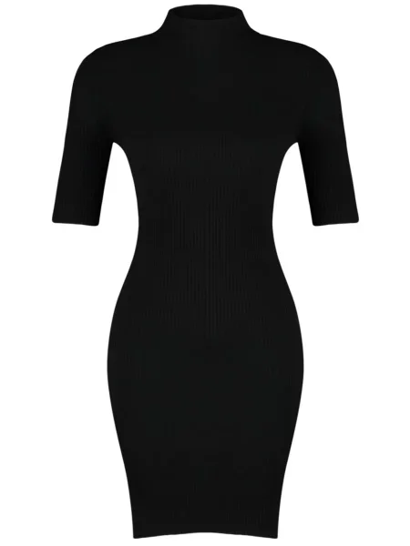 Trendyol Rochie tricotat negru