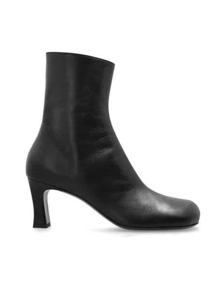 Botki Bottega Veneta skórzane czarne