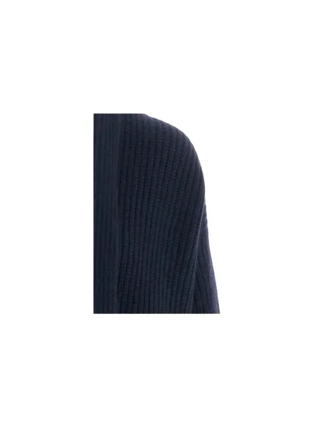 Cardigan Bruno Manetti tricotate albastru
