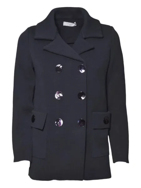 Kurtka Charlott dwurzędowa niebieska