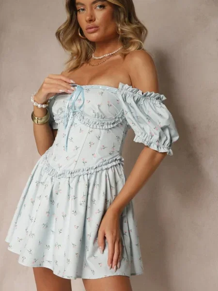 Rochie Tolilea albastră