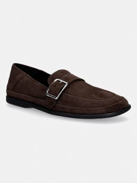 Vagabond Shoemakers mocasini femei din piele întoarsă SAMMIE maro
